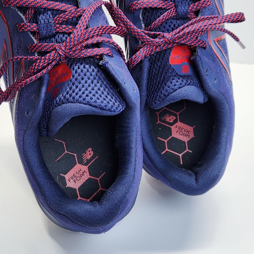 New Balance Fresh Foam 680v7 Shoes Mens Size 13 Blue Red Running Sneakers - Picture 12 of 16